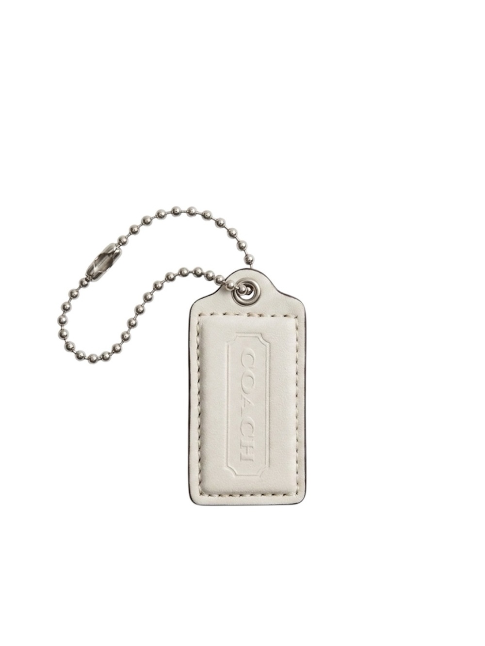 Coach White Hang Tag